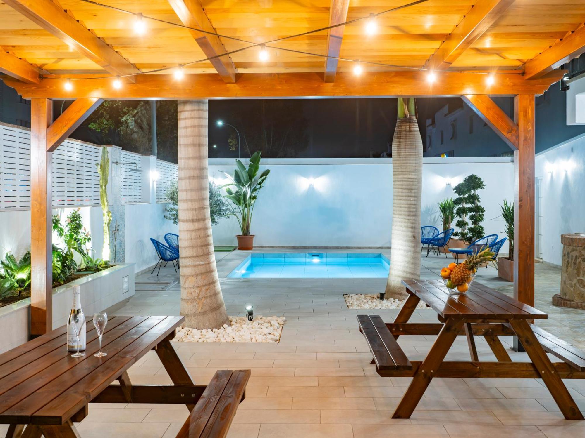 Complejo La Palapa Aparthotel รินกอนเดลาวิกตอเรีย ภายนอก รูปภาพ
