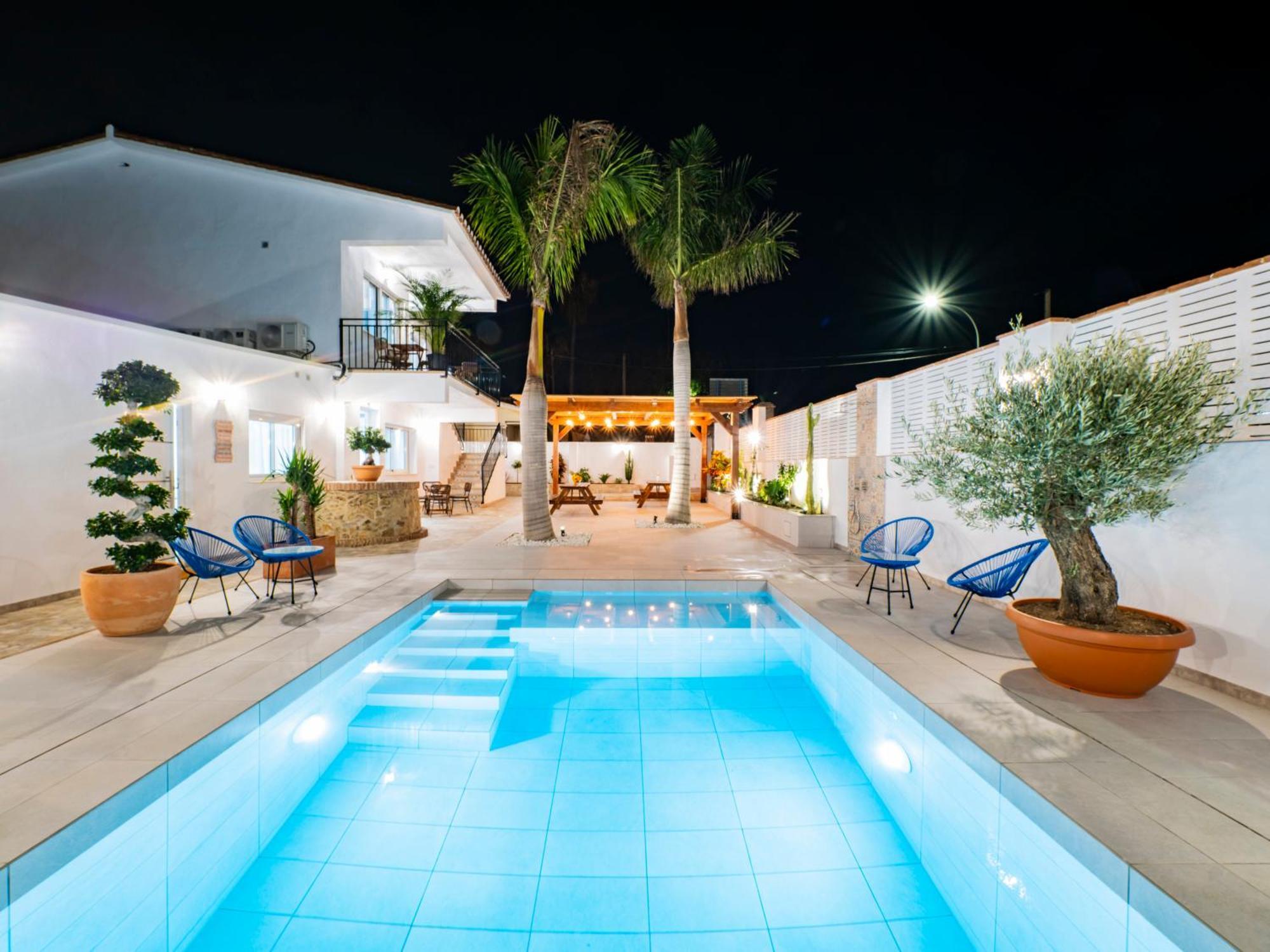 Complejo La Palapa Aparthotel รินกอนเดลาวิกตอเรีย ภายนอก รูปภาพ